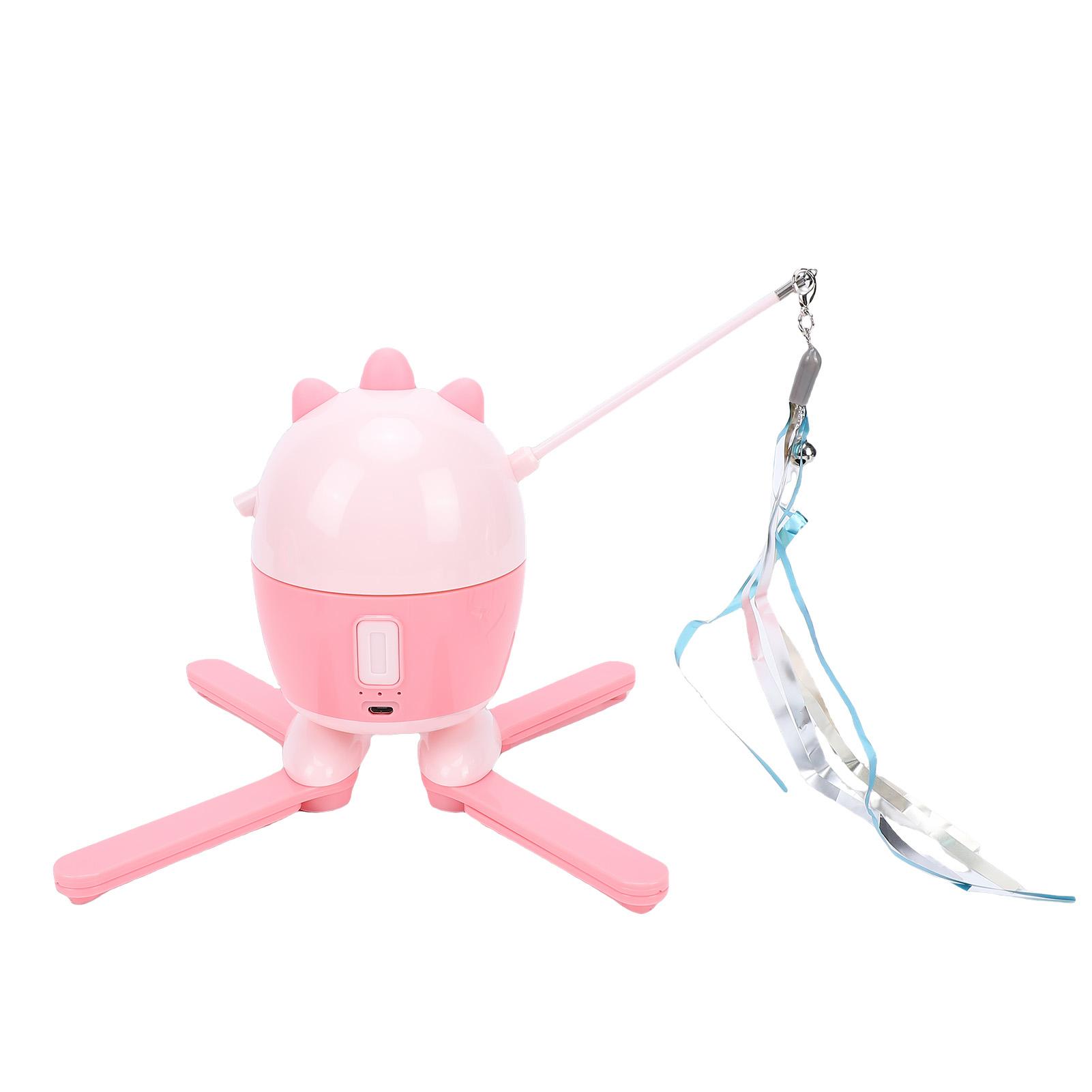 

Cat Teaser Toy Multi Modes Irregular Rotating Safe Plastic Electric Cat Teaser Toy for Home