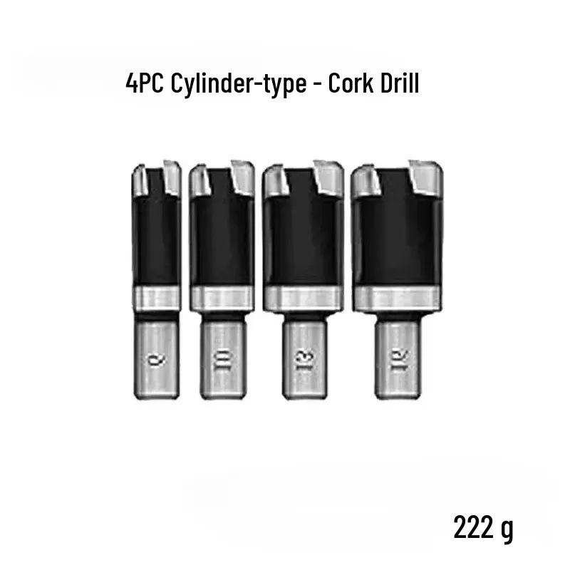 Cork Claw Hole Saw Set – Round Woodworking & Hole Enlarging Drill Bit for Electric Drills