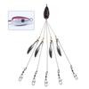 2 Stuks 5 Arm Rig Hoofd Zwemmende Kunstaas Visserij Groep Lures Snap Swivels Spinner Visserij Lures Rig Voor Langdurig Gebruik