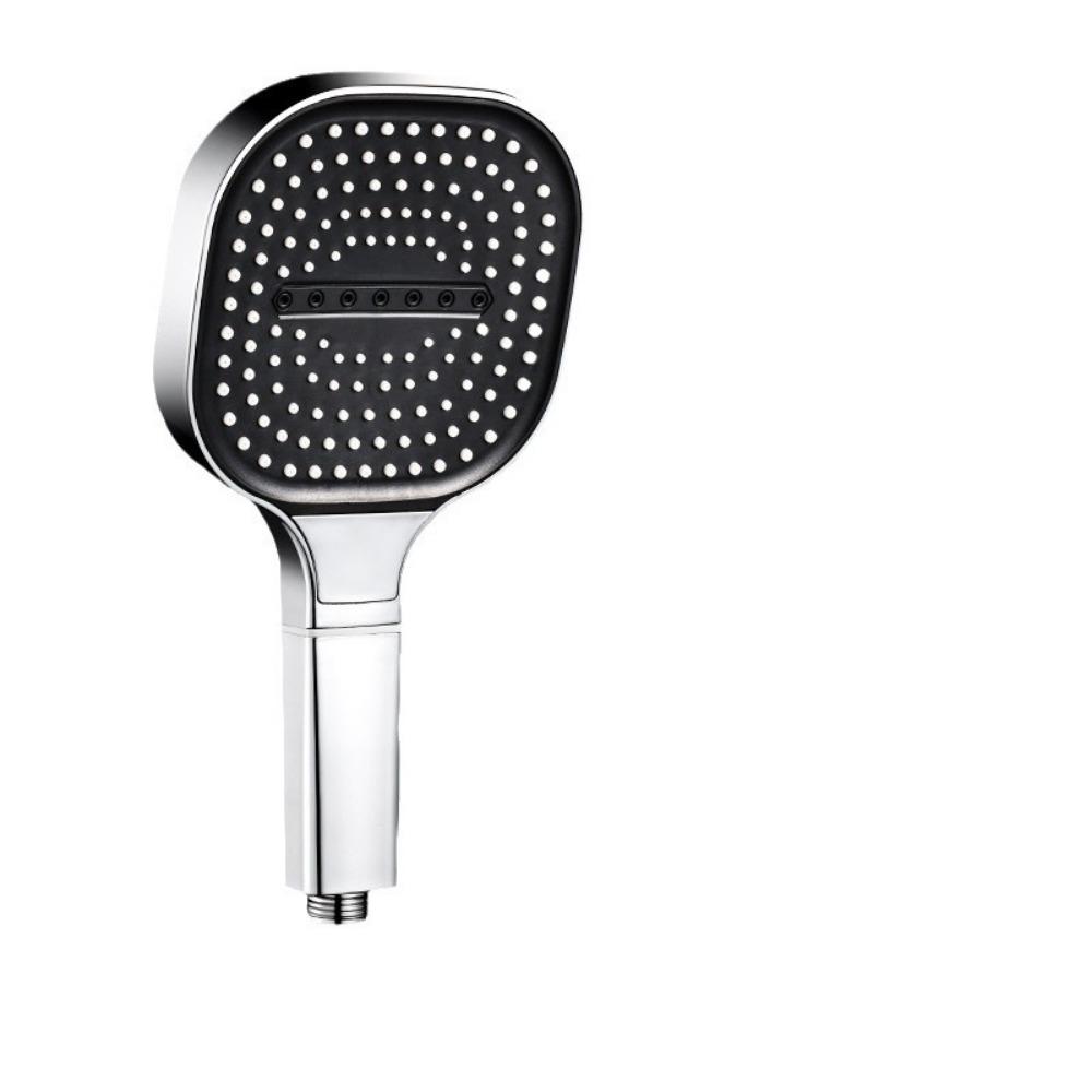 

13CM Large Panel 3 Modes Shower Head High Pressure Water Massage Shower Head With Filter Element Bathroom Accessories 4 inch сірий колір