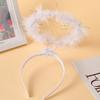 Cartoon Angel Cool Devil Headband Feather Hair Hoop Stage Hairbands