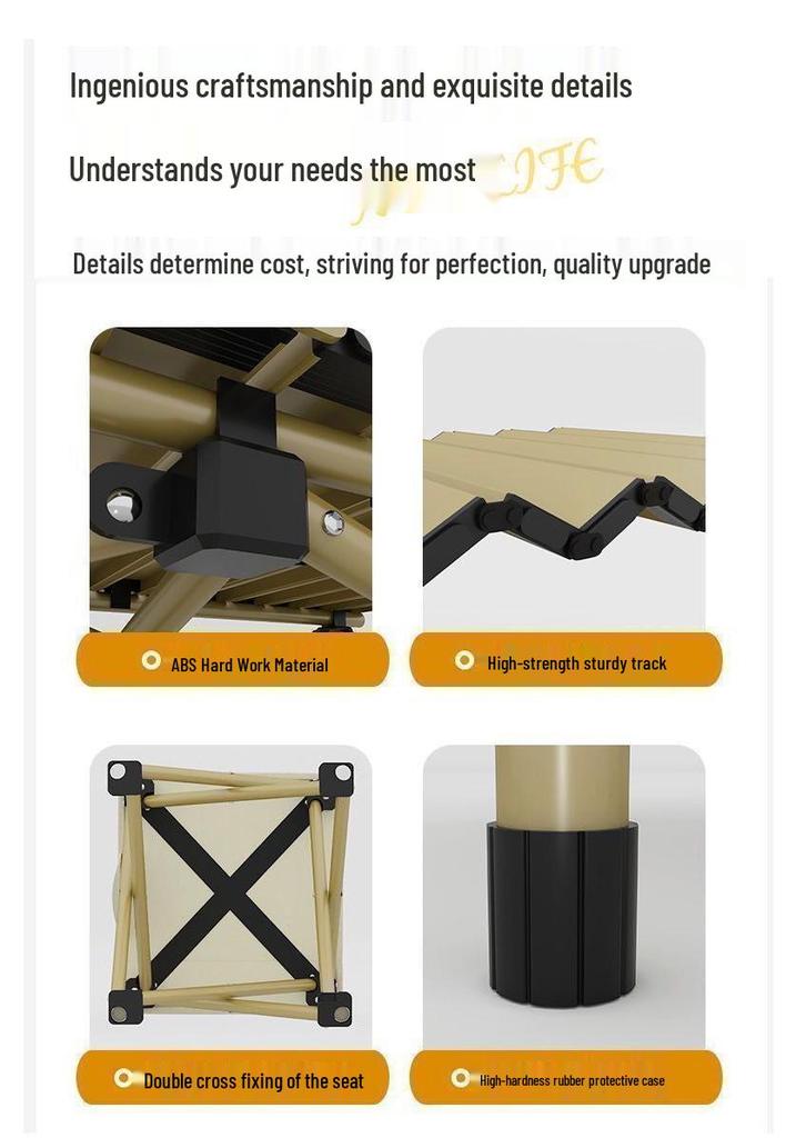 Portable Lightweight Outdoor Folding Table for Camping, Picnics, Barbecues, and Field Tours.