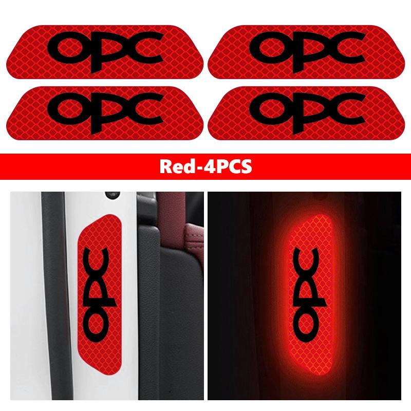 Car Door Diamond Reflective Sticker Body Side Anti-collision Protection Stickers For Opel Mokka Astra H K J G Corsa D E Vectra C