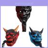 Halloween Teufel Samurai Hannya Horror Latex Vollgesichtsmaske Für Cosplay