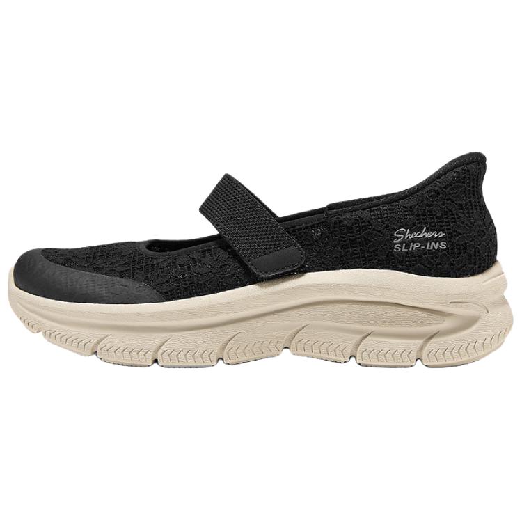 Skechers Modern Comfort Slip-On Mary Jane Shoes Women shoes Black 159520-BLK 37