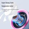 USB Rechargeable Silent Desktop Fan with Digital Display and Long Battery Life