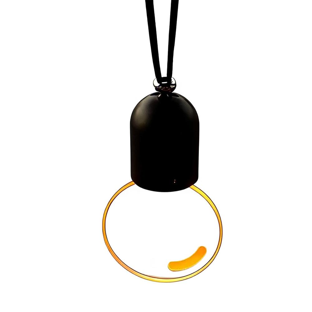 

Car Retro Light Bulb Atmosphere Ambient Light Interior Rearview Mirror Pendant Decor Flat Acrylic Decoration Car Styling