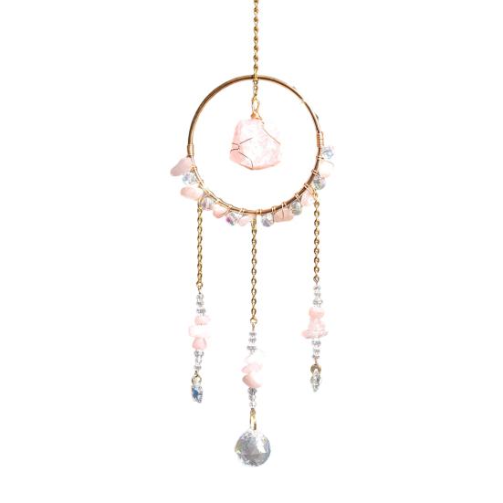 Colorful Crystals Suncatcher Hanging Sun Catcher with Chain Pendant Ornament 1