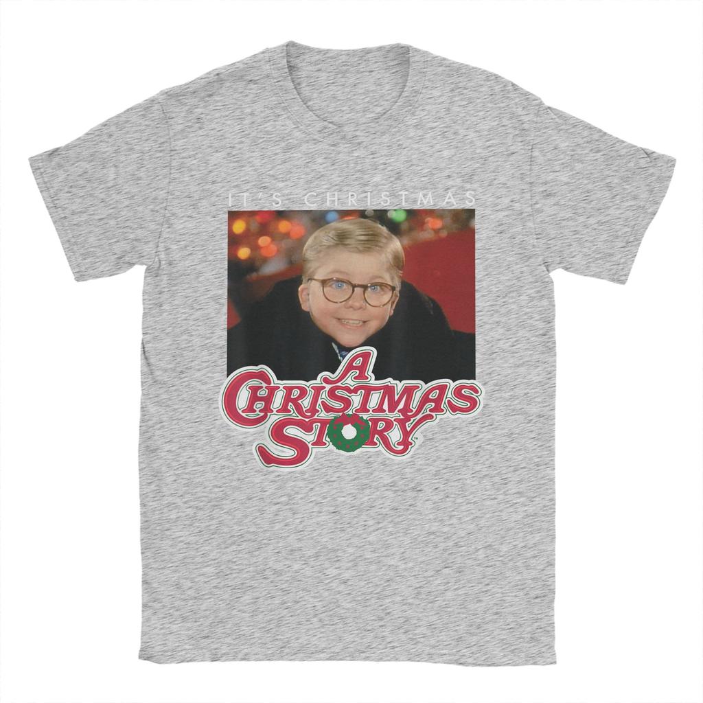 Oversized T Shirt Summer A Christmas Story Hippie T Shirts  100 Cotton Tshirt For Adult Y2k Fun Custom Short Sleeve Top Tees