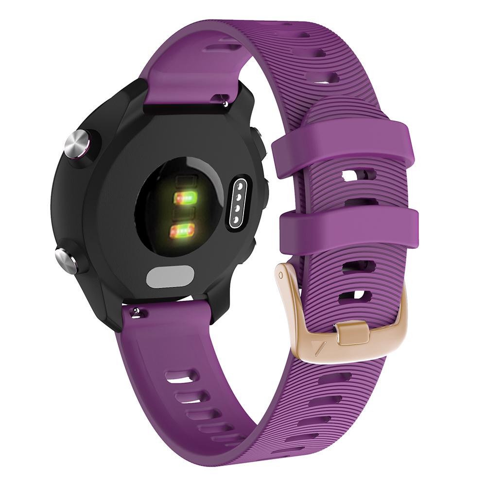 20mm Colorful Strap For Garmin Forerunner 245 245m 645 Music Vivomove 3 HR Sport Silicone Smart Watchband Bracelet