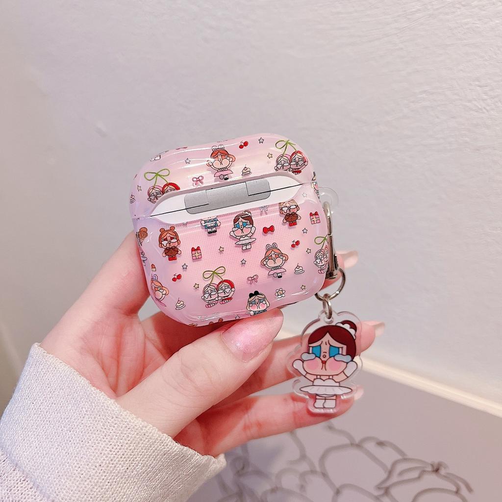 Foundation full screen crying baby for AirPods 1 earphone case apple 1/1 generation AirPods pro1 protective case female