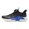 Anta Kids Knob Shock Absorbing Wear Resistant Low Top Running Shoes Kids Running Shoes Black Blue A312425514-2