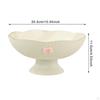 Decorative Pedestal Bowl Detachable Drainage Minimalist Serving Tray Fruit Basket for Drawing Room