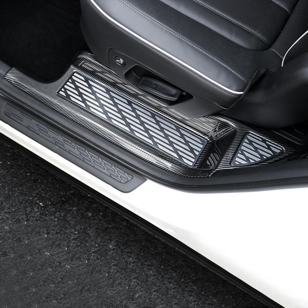 For Hyundai Palisade 2020-2026 Stainless Steel Inner Exterior Door Sill Protector Cover Welcome Door Threshold Trim Accessories