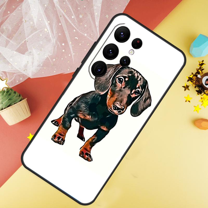 

Dachshund Teckel Dackel Dog Case For Samsung Galaxy S24 Ultra S22 S20 S21 FE S8 S9 S10 Note 20 10 Plus S23 Ultra Cover Galaxy S8