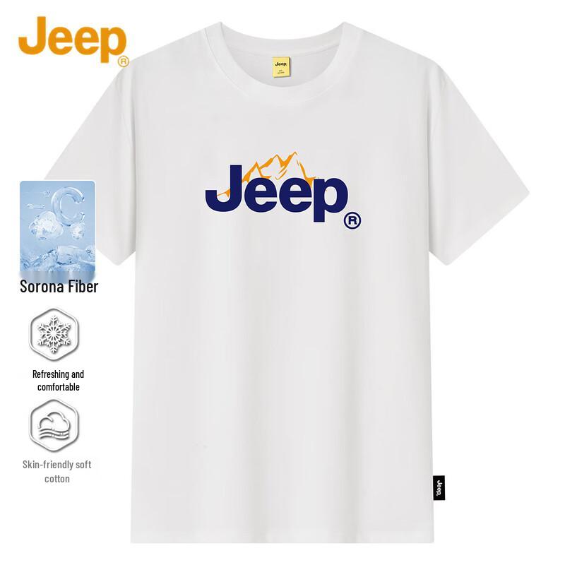 

JEEP Men s Classic Summer Short-Sleeve T-Shirt 3XL