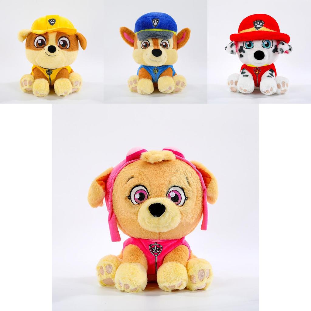 Paw Patrol Plush Dog Toy Set For Kids With Soft Polyester Filling And Cartoon Design