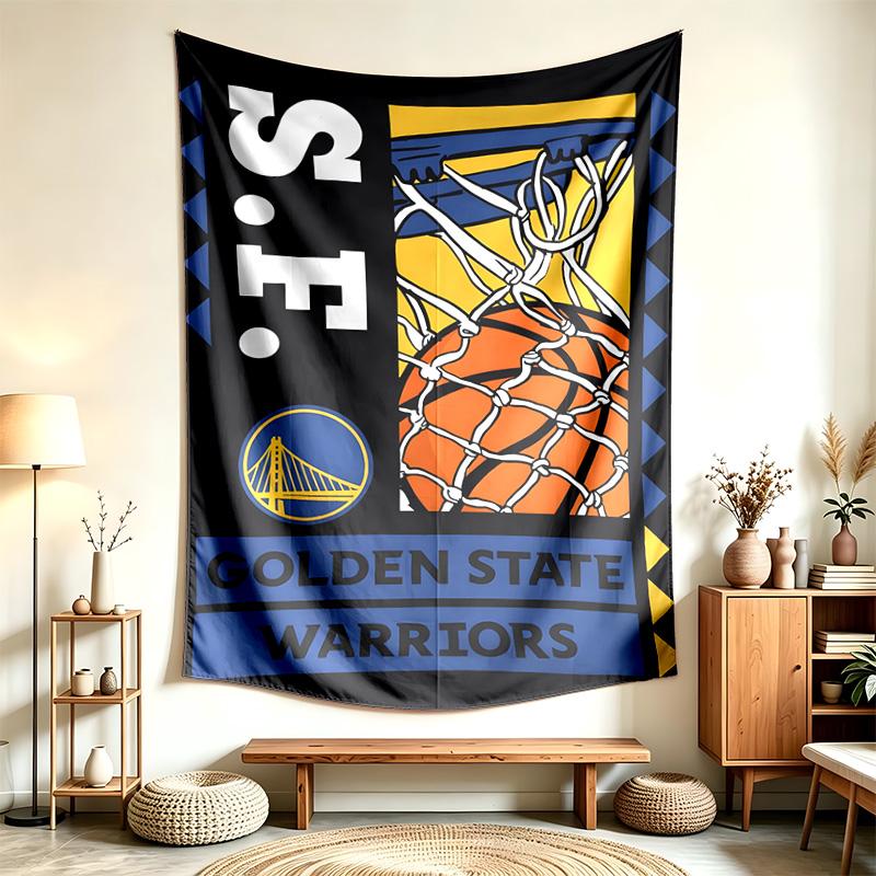 Golden State Warriors (19) Tapestry Suitable For Decorating Homes Dorms And Bedrooms Soft To The Touch And A Perfect Gift For Friends And Family