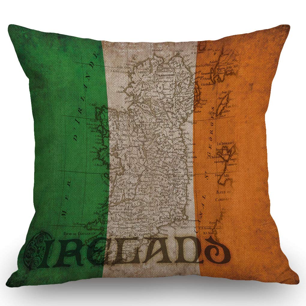 Italy Flag Map Pillow Cover Italian Tricolor Country Silhouette Cushion Case Europe Travel Theme Home Decor Throw Pillowcase