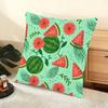 Watermelon Cushion Cover Soft Short Plush Pillow Cover Smooth Cozy Texture Aesthetic Cushion Case Home Decor