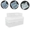 1x Transparent Rectangle PVC Storage Box Screw Holder Case Organizer Container Tool Box Designed Fit For Smart Phone Repair