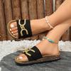 New ladies slippers large size platform women's cool slippers beach shoes
