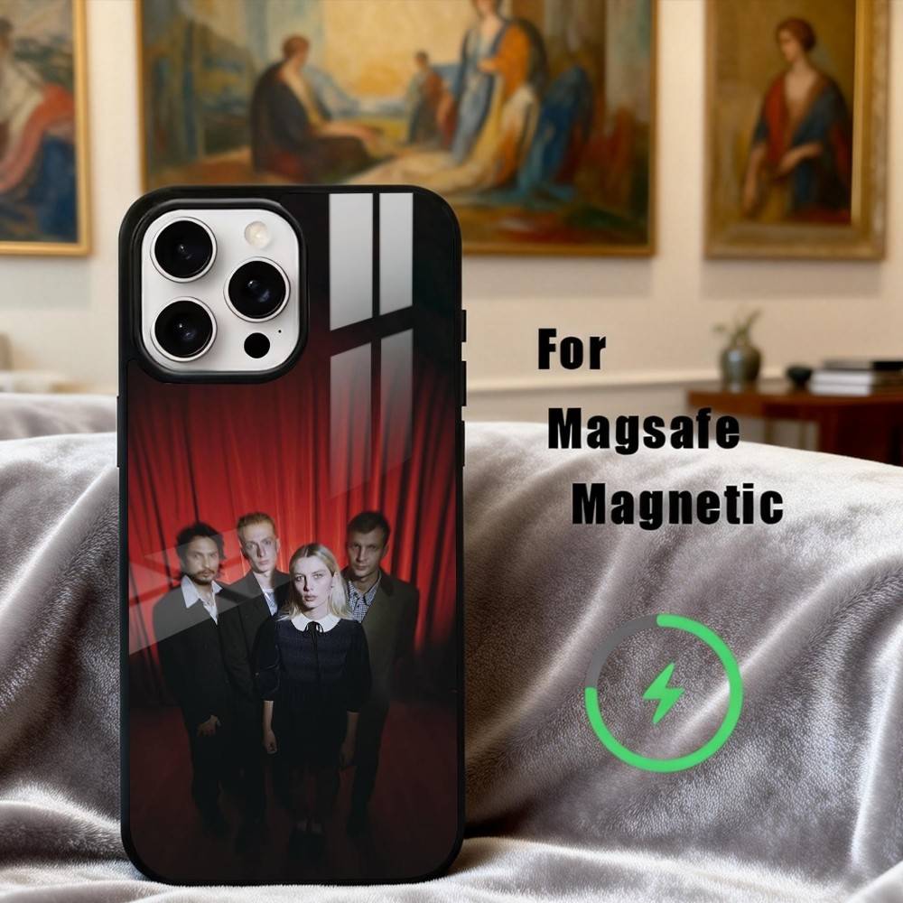 Alternative W-Wolf Alice Band Phone Case For iPhone17,16,15,14,13,12,11 Plus,Pro Max Magnetic For Magsafe Wireless Charging