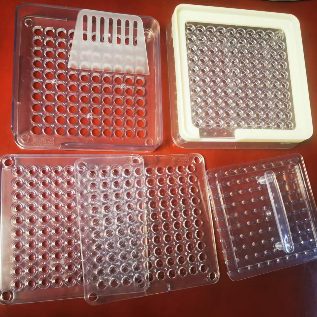 100-Hole Transparent Capsule Filling Plate for Capsule Filler 0#