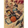 Kuroko's Basketball Retro Kraft Poster Decorative Wall Art Mural 407