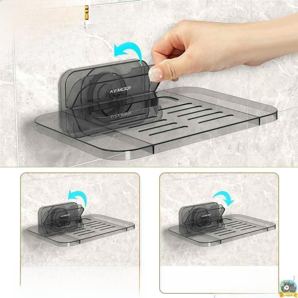 Suction Cup WiFi Router Placement Rack Storage Box Extension Cord Organizer Optical Machine Projector Stand Wall Mount Shelf