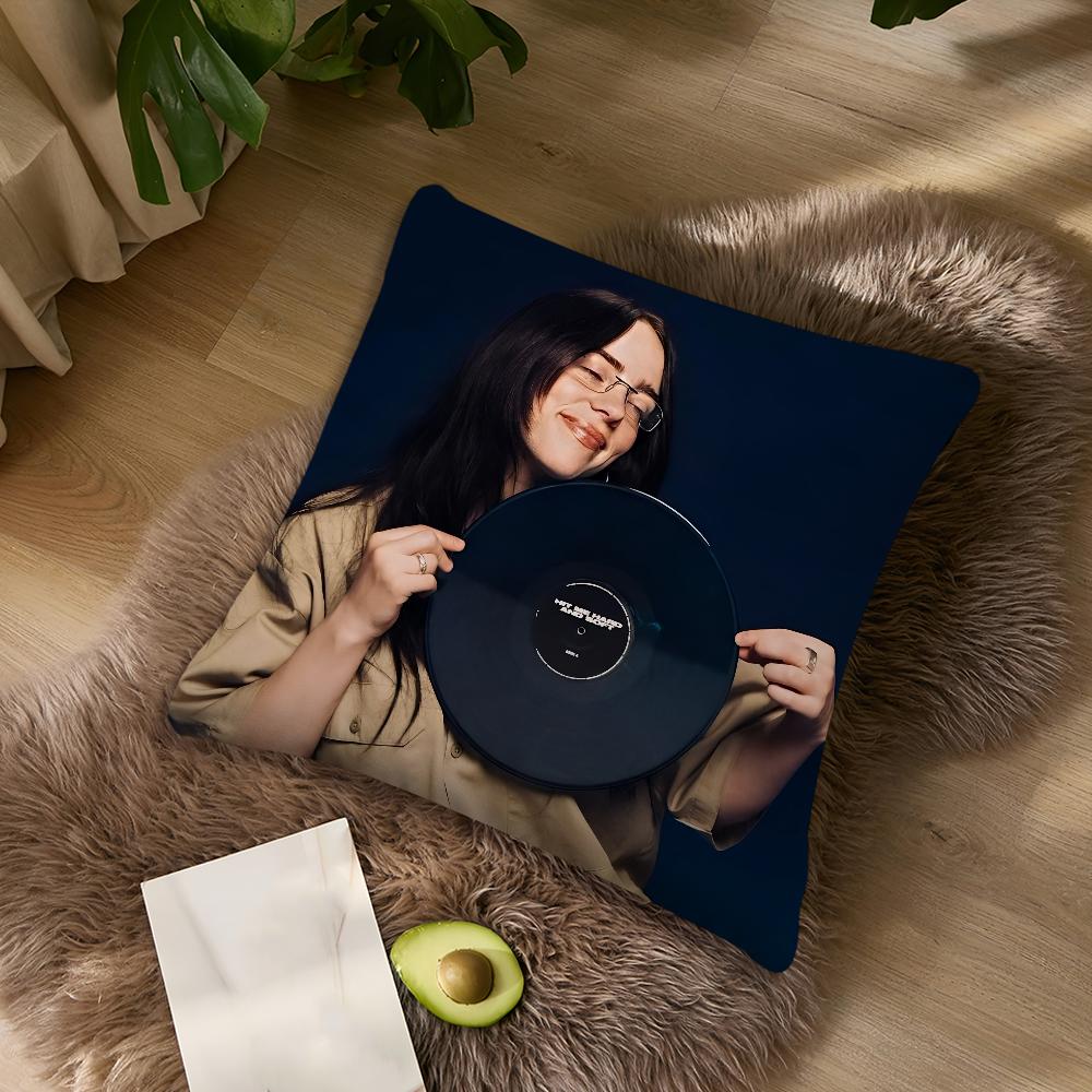 Singer Hit Me Hard And Soft For Bedroom Car Coffee Shop Room Soft B-Billie-Es And Living Room Sofa Decorative Pillow Cover Case