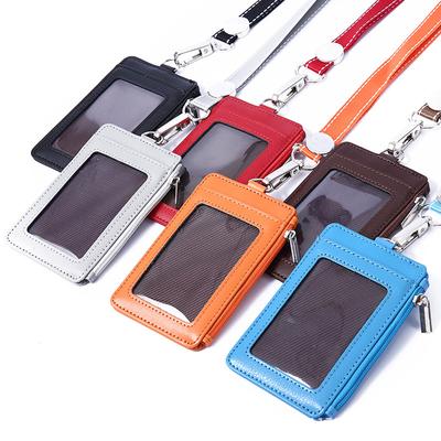 Kožené pouzdro na odznaky PU pouzdro na vizitky Držák na karty Držák na karty Příslušenství Školní kancelářské potřeby