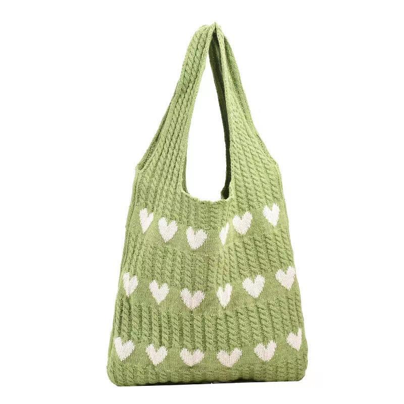 Ladies' Large Capacity Woven Bags, Commuting Shopping Bags, Grocery Bags