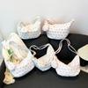 2025 New Pleated Bubble Cross-body Bag Small Fresh Texture Versatile Fashion Dumpling Bag Casual Small Square Bag Trend