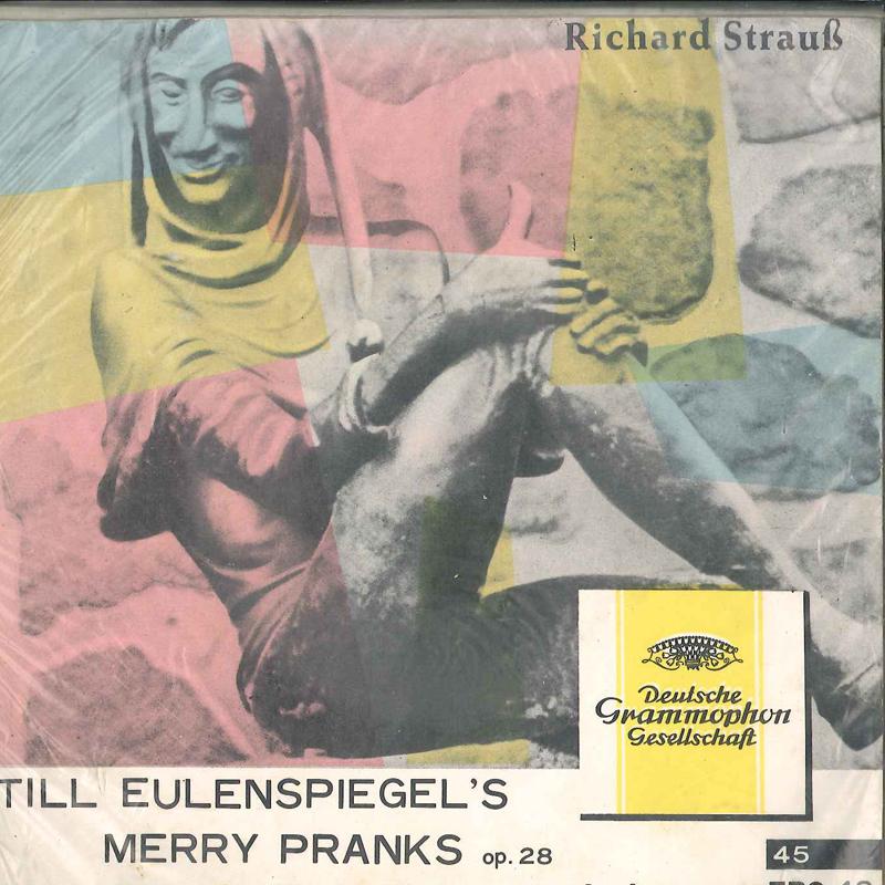 

7inch Record FERENC FRICSAY BERLIN PHILHARMONIC - Till Eulenspiegel s Merry Pranks Op EPG48 GRAMMOPHON Japan Classical Used