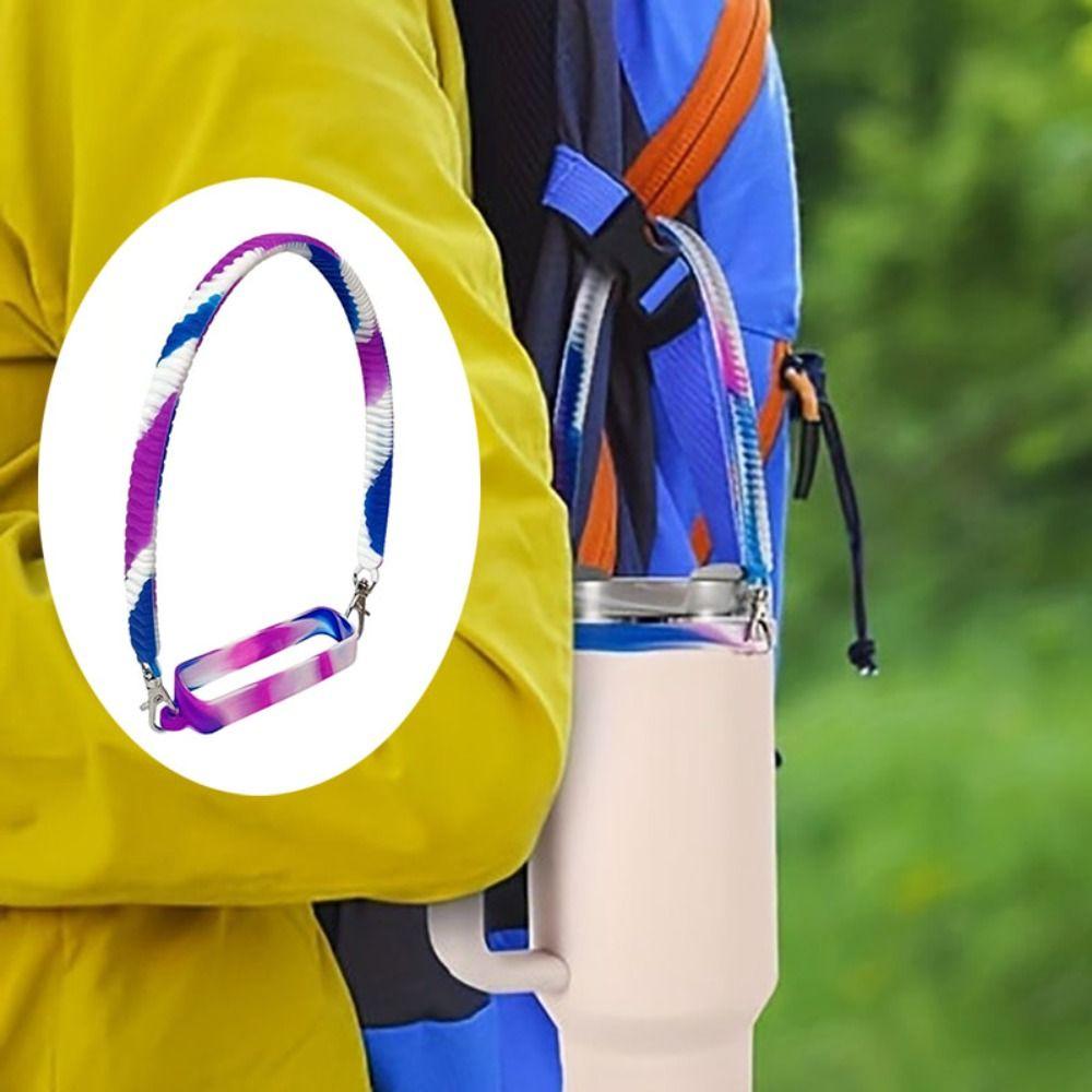 2pcs Silicone Water Bottle Sling Carrier No Dropping Water Bottle Handle  Student