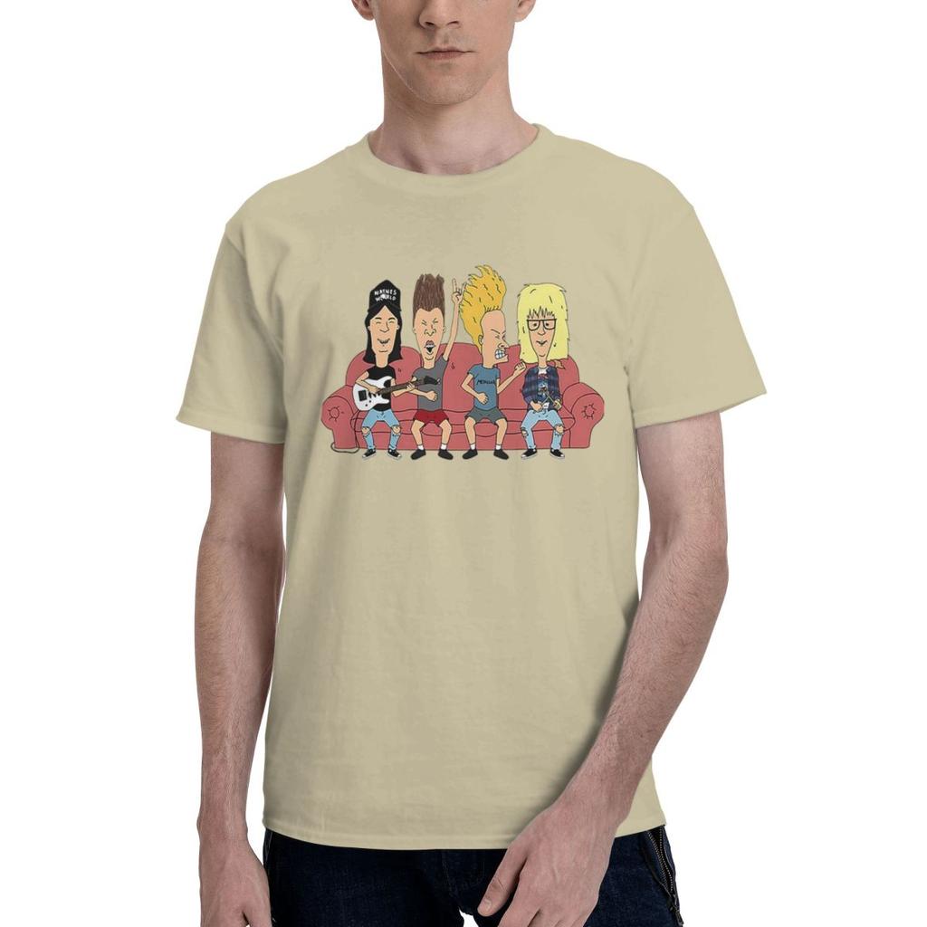 Beavis And Butthead 100 Cotton Casual Breathable Confortable Tops Funny Mens TShirts Mens Tops