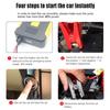 FOXSUR Tire Inflator Portable Air Compressor, Cordless Electric Air Pump, 26800mAh Jump Starter and