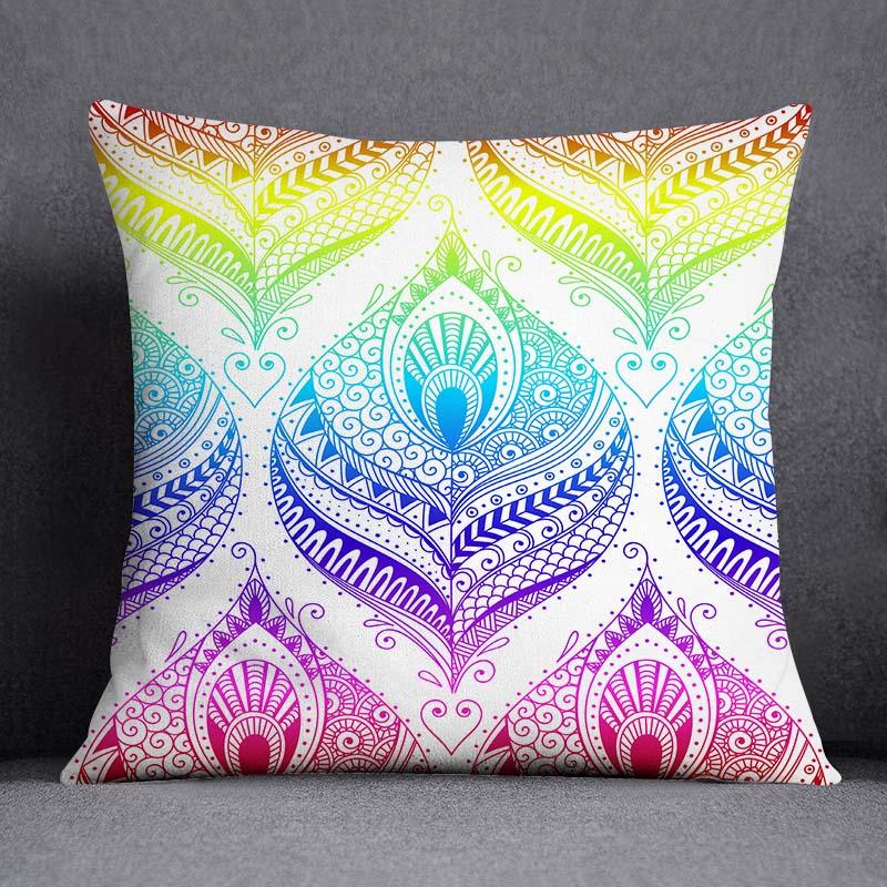 feather pattern cushions