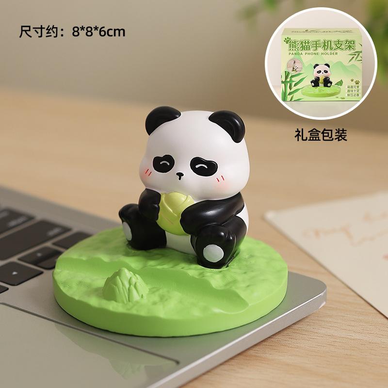 Creative Cartoon Cat Mobile Phone Holder Ornament Office Desktop Decoration Cute Practical Small Gift for Girls