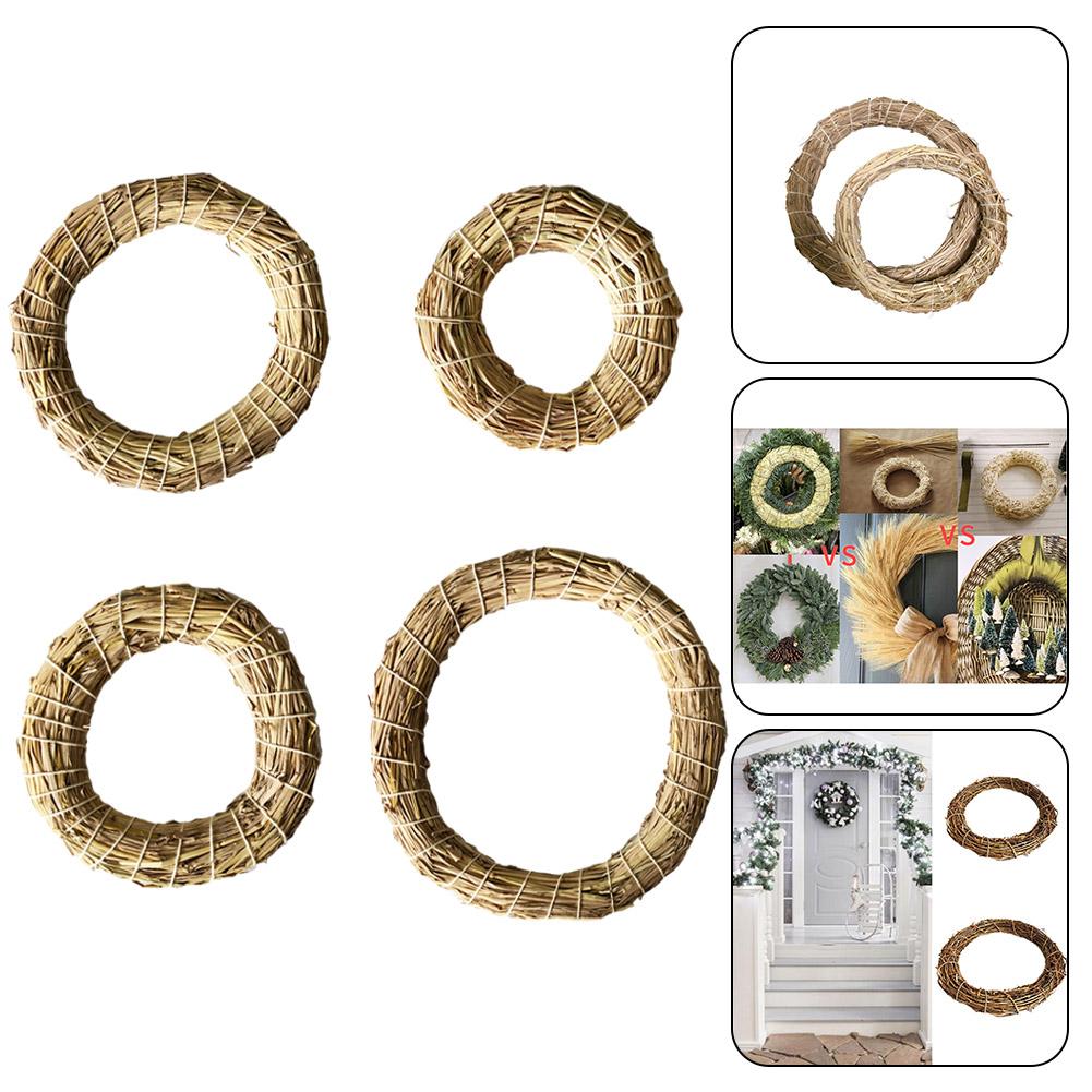 Creativity Handcraft Indoor And Outdoor Areas Door Wreath Environmentally Friendly Indoor And Outdoor Use Natural Straw Wreath
