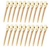 20Pcs Simple Salon Hairpin Clamps 9.5cm DIY Alligator Hair Clips Hair Care Hairdressing Duckbill Fluffy Clamps Barber