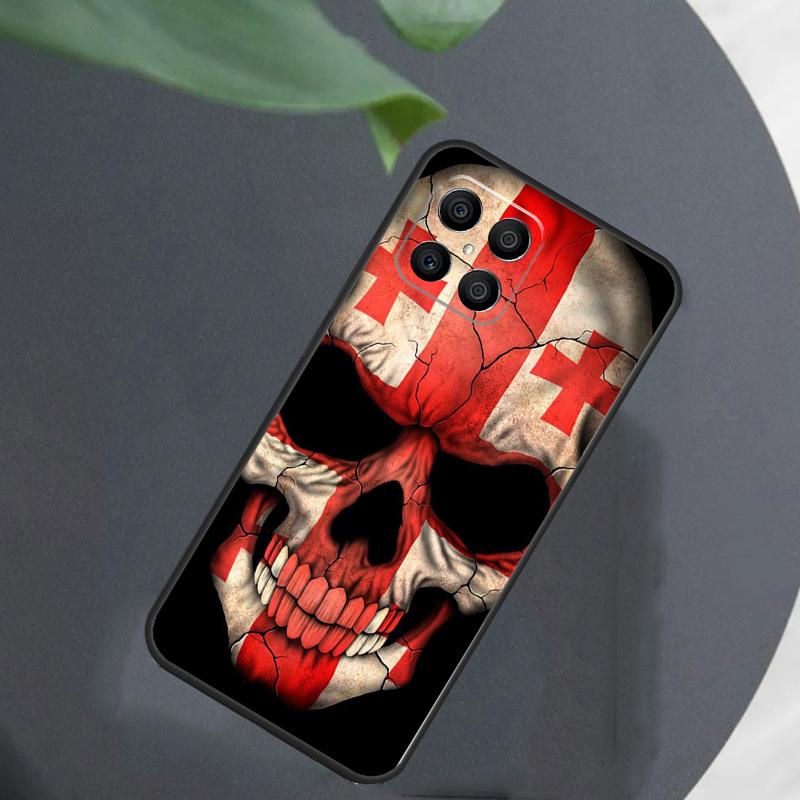 Georgia Grunge Flag For Honor Magic 7 Lite 6 5 8 Pro Case For Honor 200 400 70 90 X8c X8b X9a X9b X9c X9d Win RT