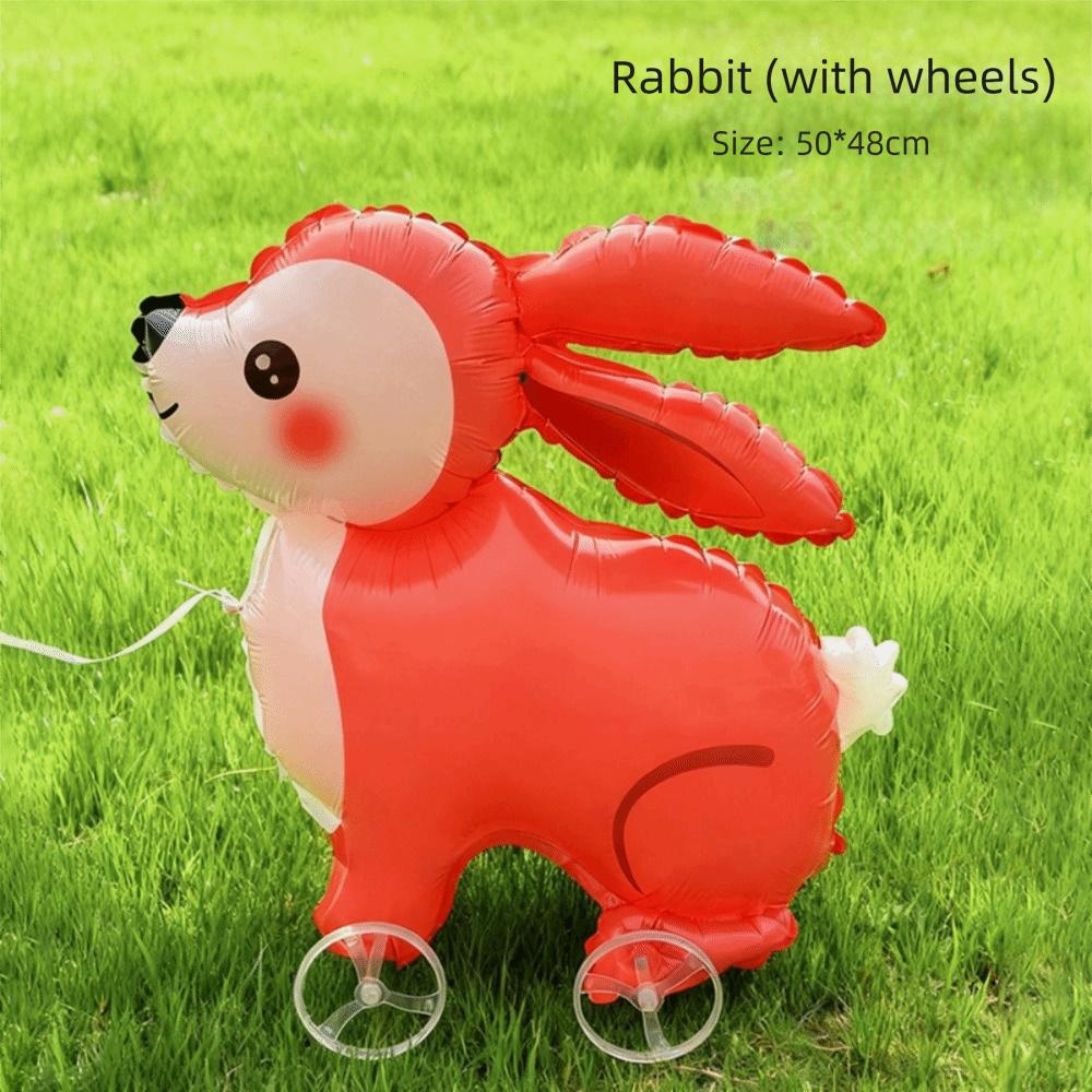 Movable Design Standing Foil Balloons Drawing Foil Animals Walking Balloon Kids Birthday Party