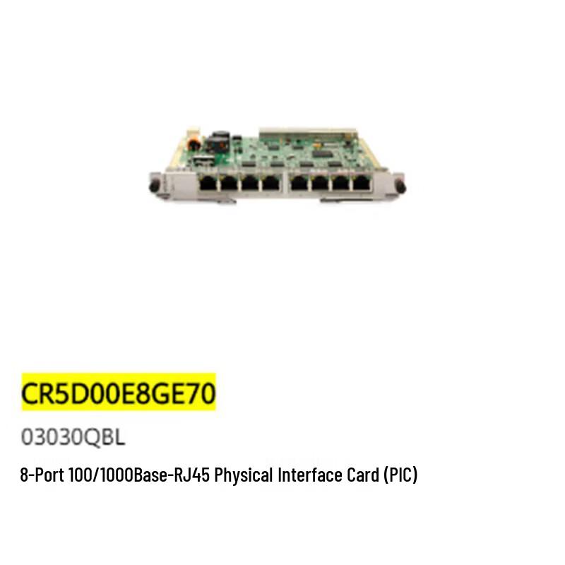 Huawei CR5D00E8GE70 8-Port GE RJ45 Physical Interface Card