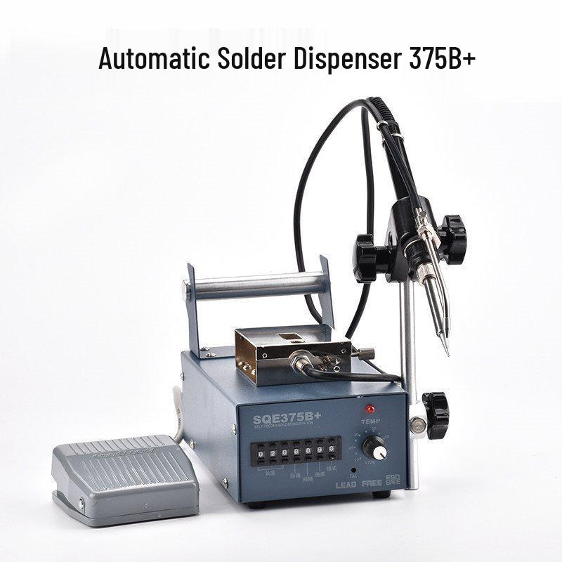 Handheld Automatic Solder Feeder with Foot Pedal, Dual Switch, Spot Welder & Constant Temp Electric Soldering Iron