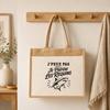 Sac cabas - PLANETEE - J'peux pas minimaliste - Jute et coton - Motif requins - 21 L (43×33×21 cm)