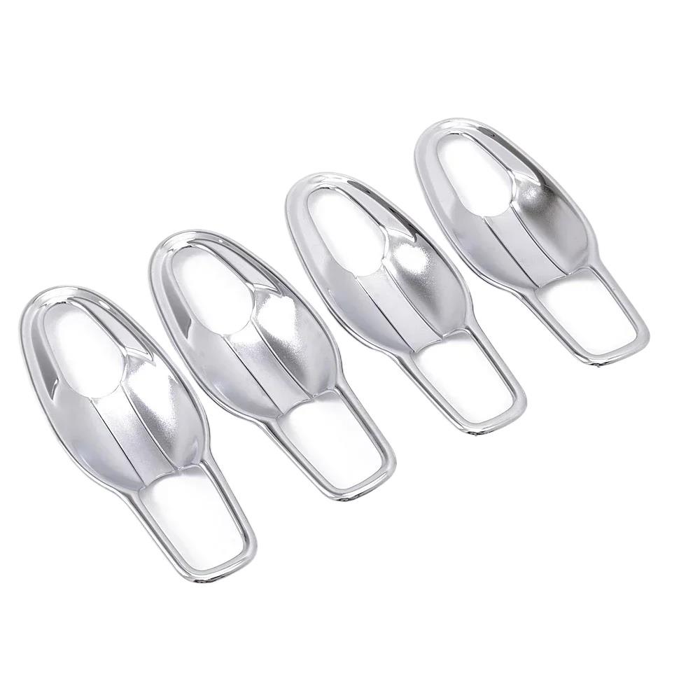 Car Upgrade For Renault Koleos 2016- Chrome Exterior Side Door Handle Cup Bowl Cover Trim Car Accessories