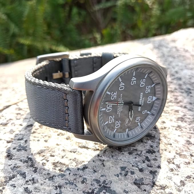 Pasek Do Zegarka Szary Nylonowy Uniwersalny 18Mm