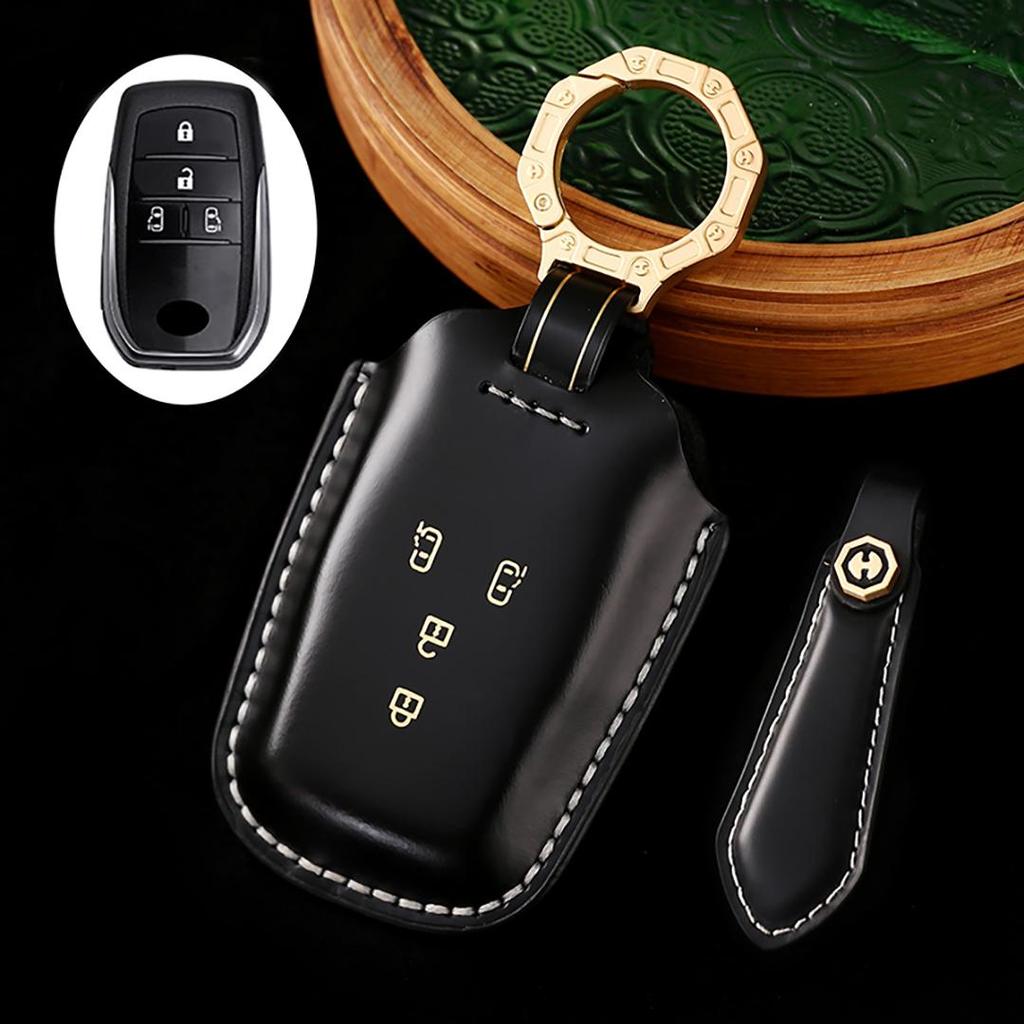 Toyota Vellfire Alphard Sienna Granvia Handmade Cowhide Car Key Cover Car Key Case
